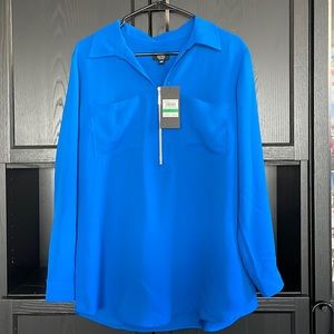 Long Sleeve Woven Top